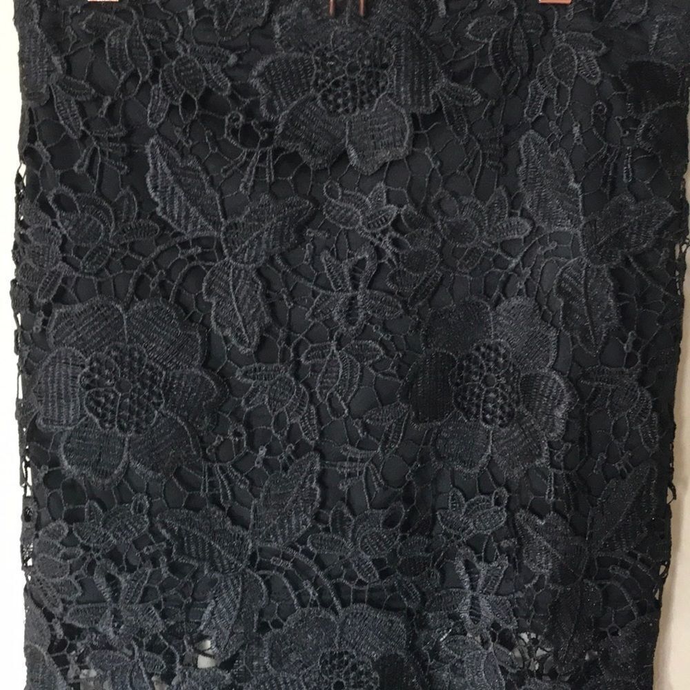NWT black crochet skirt - Picture 3 of 5